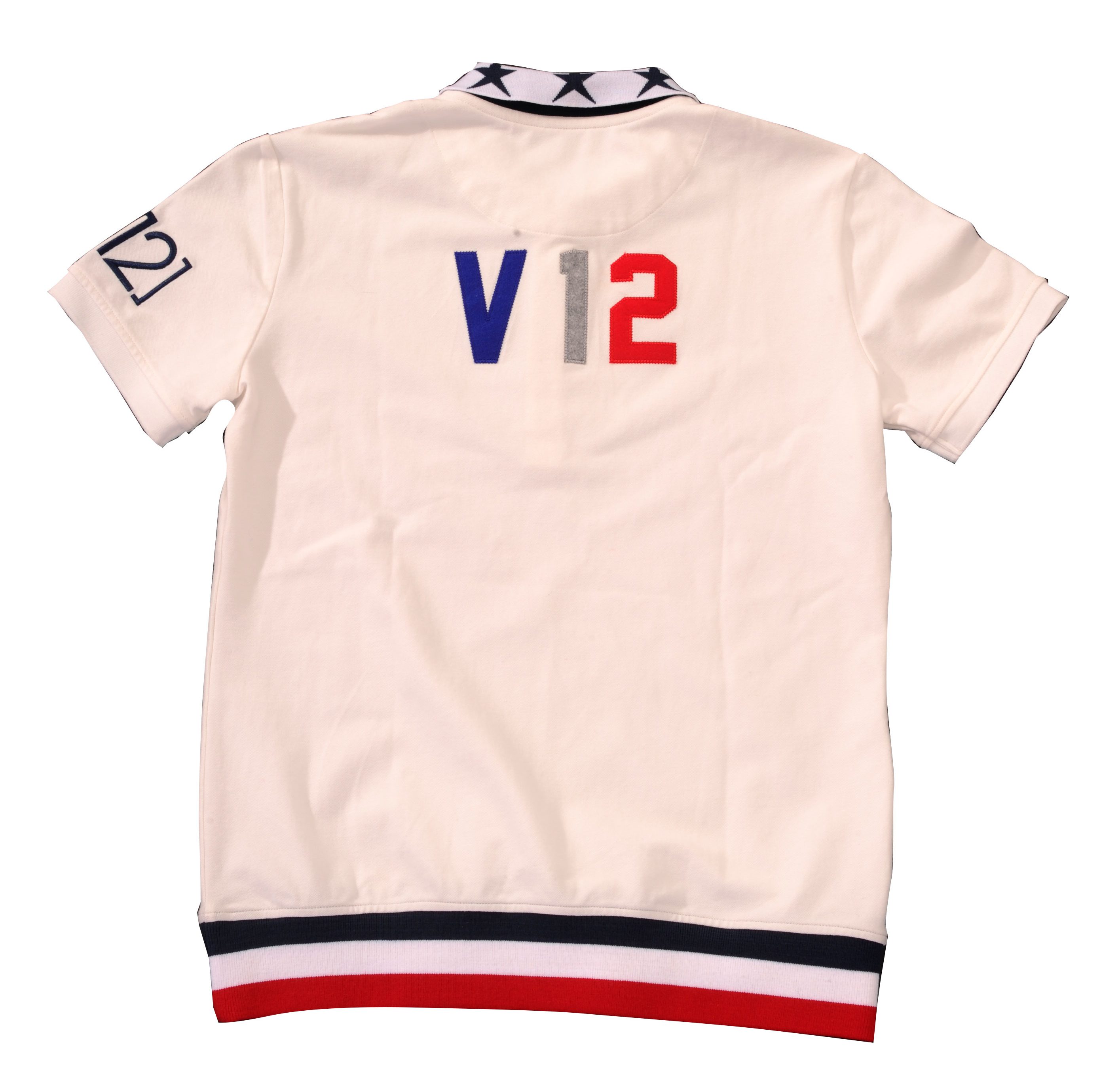 V12 半袖ポロシャツ（裏）