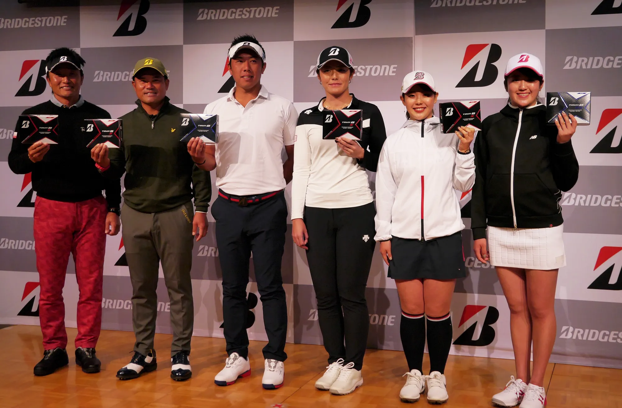 飛ばして」「止まる」ブリヂストン新ボール発表会に、吉田優利プロら