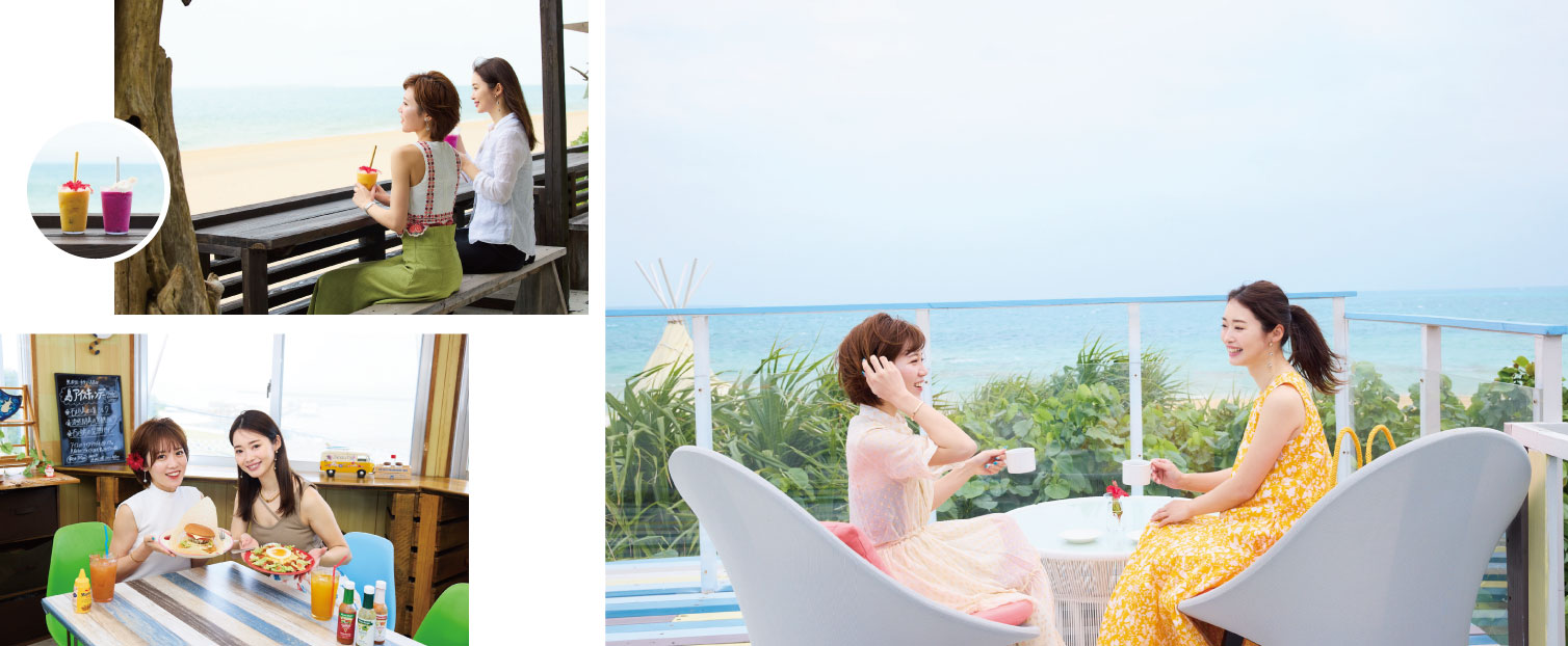 <p>小浜島の景色や食材を楽しめる<br />
“映えるカフェ”をご紹介</p>

