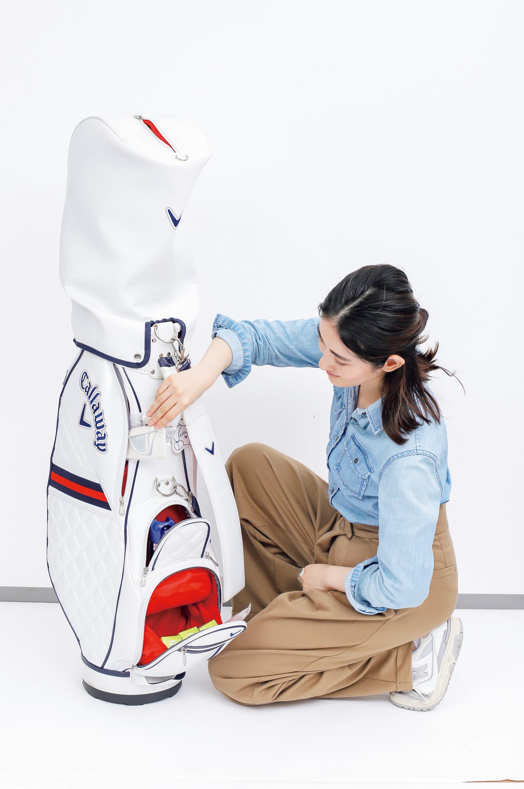 【WORLD EAGLE 】キャディバッグ。ゴルフ。収納たっぷり。 収納ボックス 折りたたみ 大容量（キャディバッグ｜バッグ