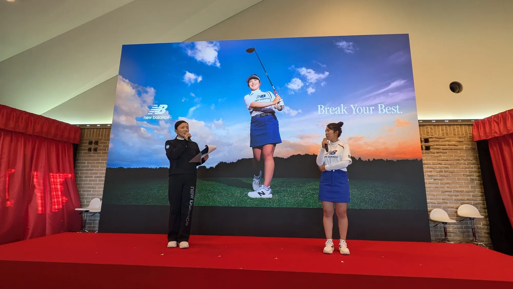 山下美夢有プロがニューバランスとのウェア契約を発表 「毎週ウェアを